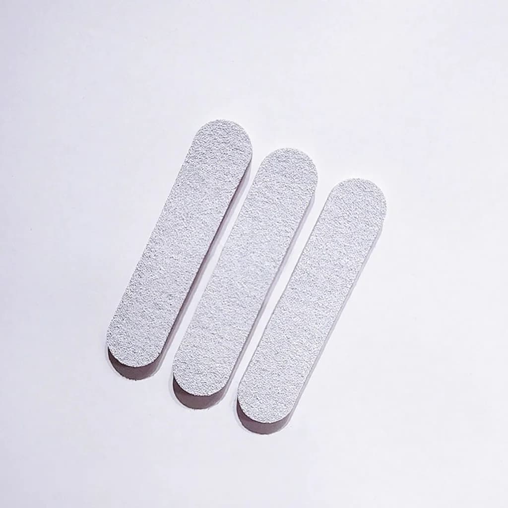 Dvipusis mini kempirinis nagų dildės buferis, 9x2 cm šlifavimo lazdelė