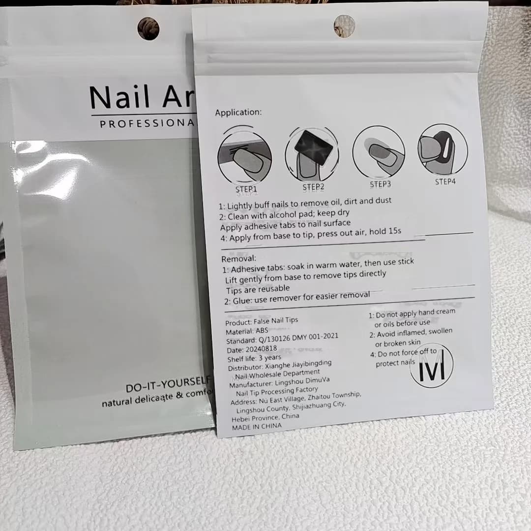 Žalios spalvos plastikiniai užtraukiami maišeliai nagų įrankiams